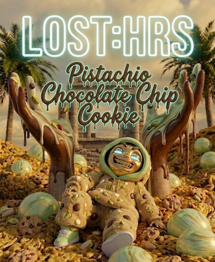 PISTACHIO & CHOCOLATE CHIP COOKIES - 185mg 🔥👊🏽